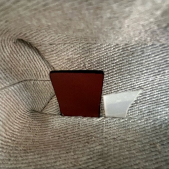 Chloé Mini Woody Linen Canvas North/South Tote- White-Brown - Picture 14 of 15